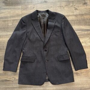 Vtg Fashion Park Mens 44R Pin Striped Blazer Sport Coat Suit Jacket Made In USA